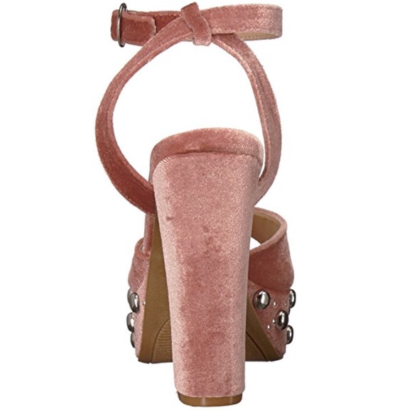 Blush Mauve Chunky Studded Platform Sandal - Picture 3 of 3